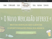 Tablet Screenshot of novomercadao.com.br